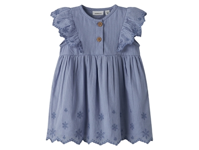 Name It spencerkjole i lilla nuance med broderi