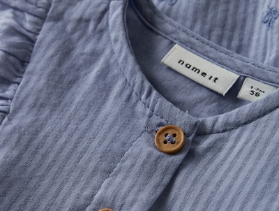 Name It ærmeløs kjole i lilla nuance med knapper foran