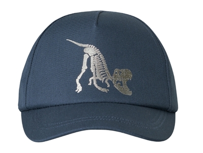 Name It børnekasket vintage indigo med dinosaur motiv