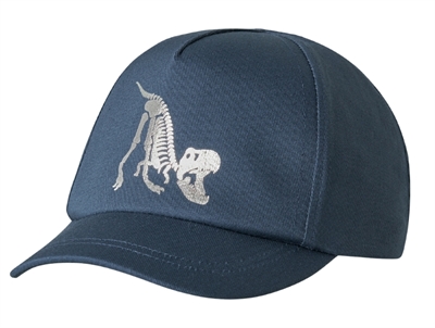 Name It kasket blå med dinosaur skeletprint foran