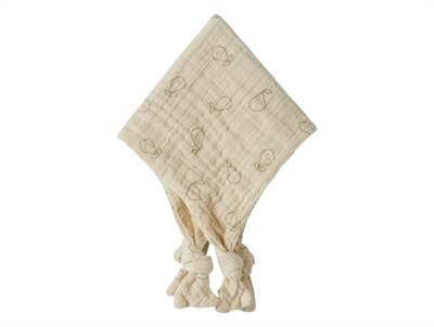 Name It nusseklud chateau gray med små hvaler