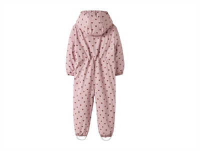 Lil\' Atelier gummiflyverdragt zephyr hearts med hjerteprint