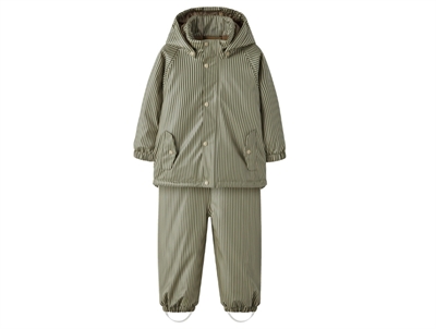 Lil' Atelier foret regnsæt twill stripes med striber