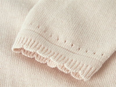 Lil\' Atelier cardigan i rahvid nuance med ribkant ved aermet