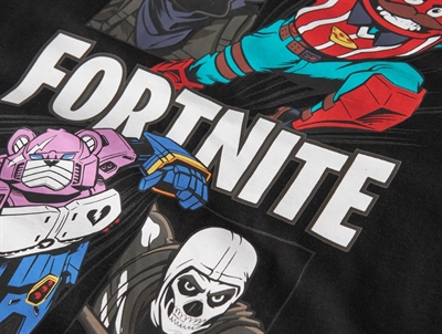 Name It t-shirt i black med Fortnite print detalje
