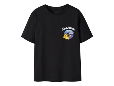 Name It t-shirt i black med Pokémon print forfra
