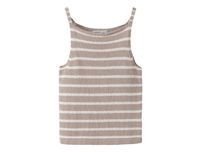 Name It top i chateau gray med hvide striber forfra