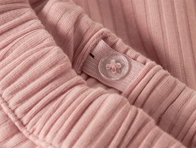 Lil\' Atelier shorts i rosa nuance pa barn med rib og snore