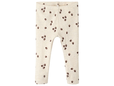 Name It leggings peyote melange med agernprint