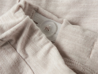 Name It bukser i beige nuance detalje med elastik i taljen
