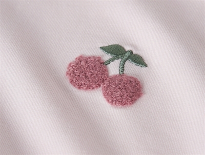 Name It sweatshirt cradle pink kirsebær broderi detalje