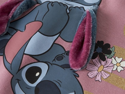 Name It sweatshirt lilas med Stitch print