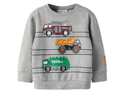 Name It sweatshirt grey melange med Tonka print