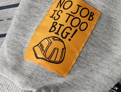 Name It sweatshirt grey melange med Tonka print