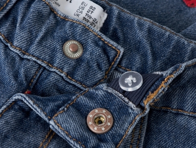 Name It jeans i blå nuance med taljedetalje