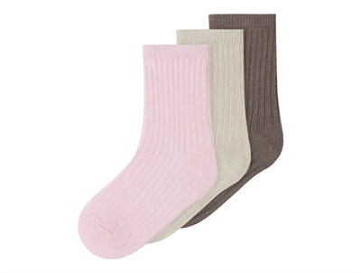 Name It strømper almond milk mix (3-pak)