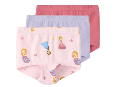 Name It hipsters parfait pink med prinsesseprint 3-pak