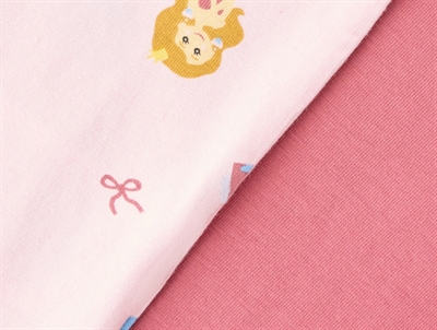 Name It undertrøje parfait pink med prinsesseprint 2-pak
