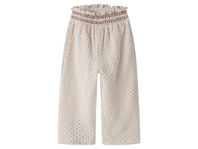 Lil' Atelier bukser turtledove med smock