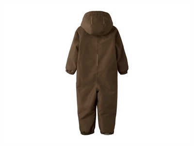 Lil\' Atelier flyverdragt dark earth med aftagelig hætte