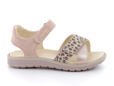 Primigi Alanis sandal med leopard og metallic detaljer