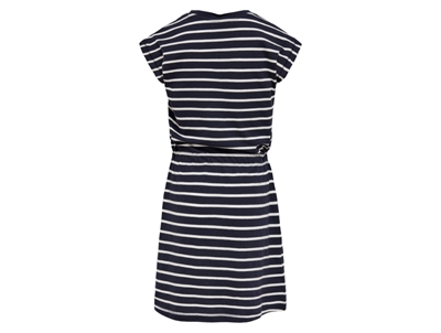 Kids ONLY black/cloud dancer stribet kjole