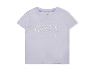 Kids ONLY purple rose silver t-shirt