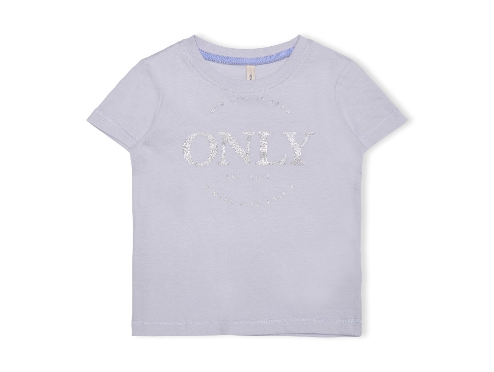 Kids Only Purple Rose Silver T-shirt - Str. 2y 92cm