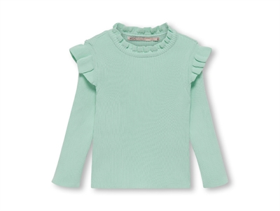 Kids ONLY mist green ruffle top