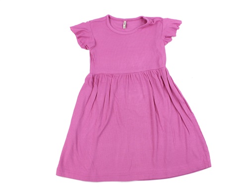 Kids Only Super Pink Jersey Kjole - Str. 1y 80cm