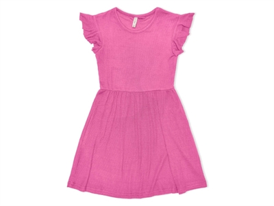 Kids ONLY super pink jersey kjole