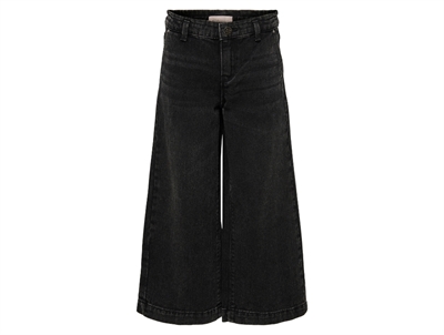 Kids ONLY wide leg jeans i washed black forfra