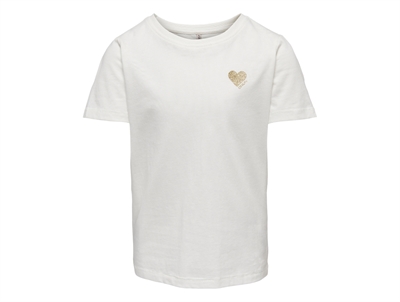 Kids ONLY cloud dancer logo t-shirt