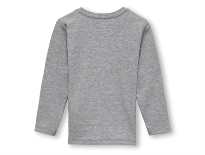 Kids ONLY light grey melange bluse
