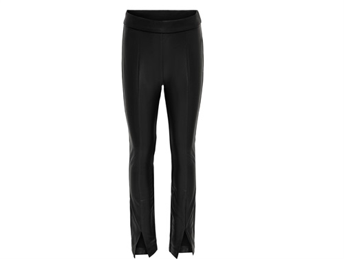 Kids Only Black Faux Leather Legging - Str. 10y 140cm