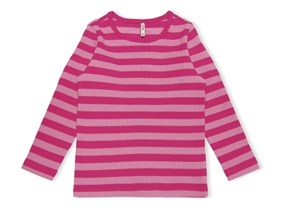 Kids ONLY fuchsia purple/rosebloom stribet top