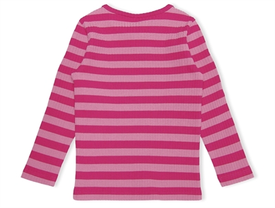 Kids ONLY fuchsia purple/rosebloom stribet top
