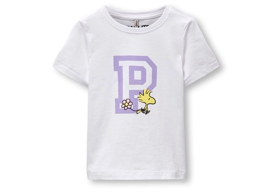 Kids Only Bright White/peanuts T-shirt - Str. 2y 92cm