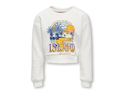 Kids ONLY cloud dancer/island sweatshirt