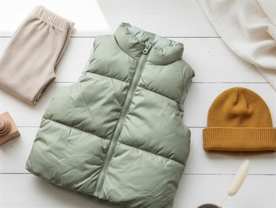 Kids ONLY hedge green frosty green vest