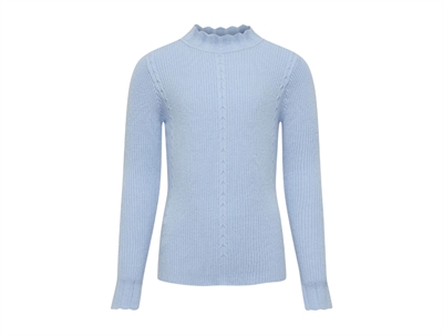 Kids ONLY clear sky highneck pullover strikbluse