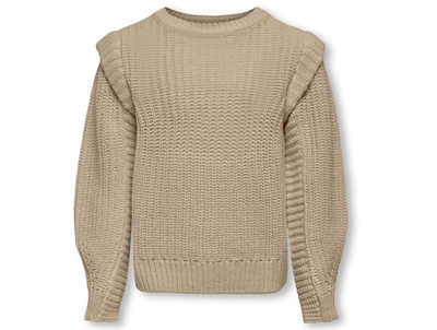 Kids ONLY humus pullover striktrøje