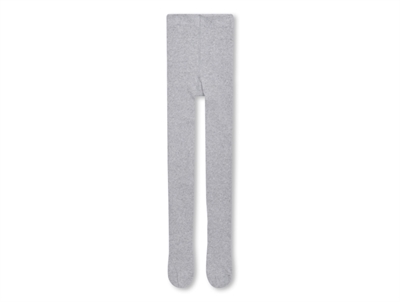 Kids ONLY ligt grey melange/silver glitter strømpebukser