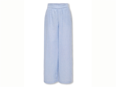 Kids Only Smilla stripe bukser set forfra i lys blå nuance
