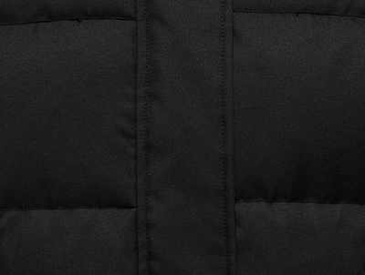 Detaljebillede af sort Kids Only puffer coat