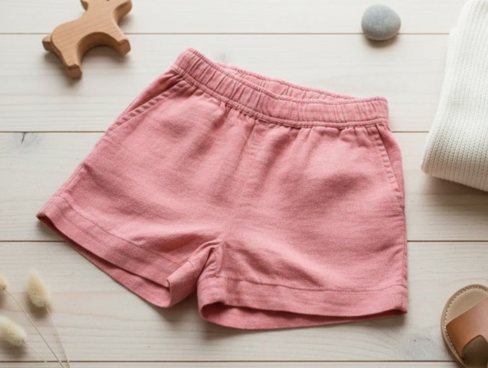 Kids Only Coral Paradise Linen Blend Shorts - Str. 8y 128cm