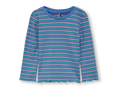 Kids ONLY provence/baltic/paisley stribet top
