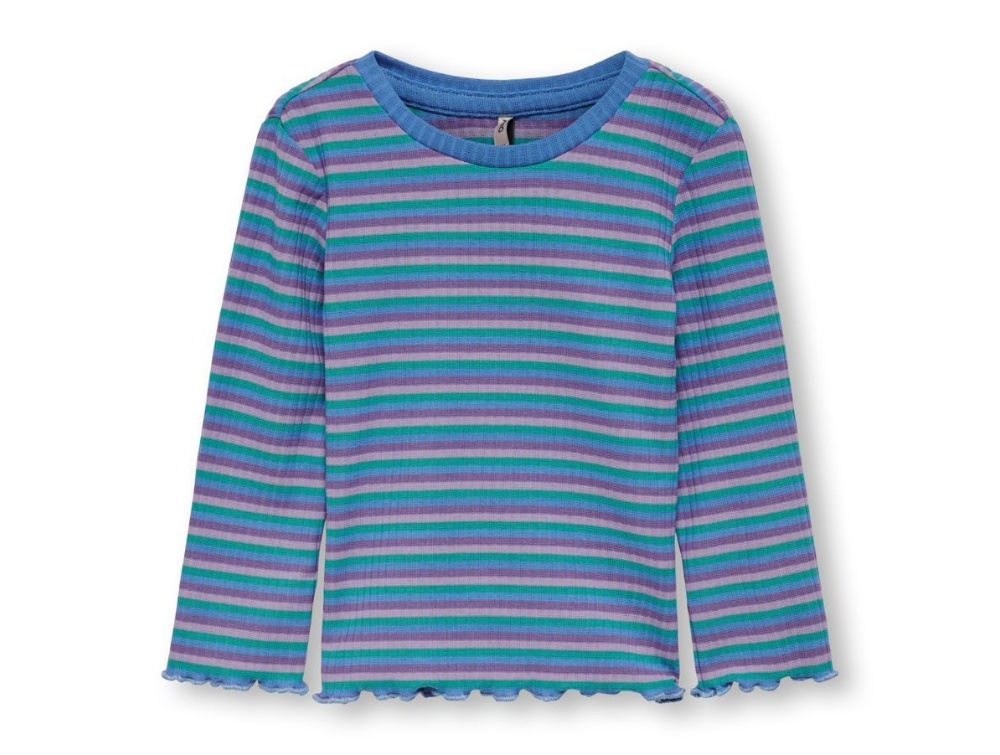 Kids Only Provence/baltic/paisley Stribet Top - Str. 2y 92cm
