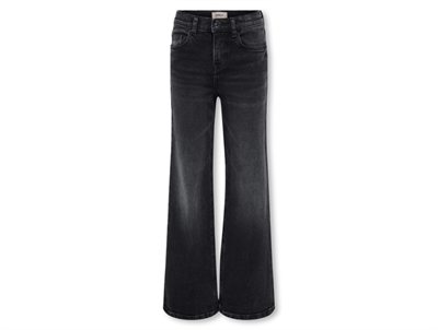 Kids ONLY wide leg jeans i washed black forfra