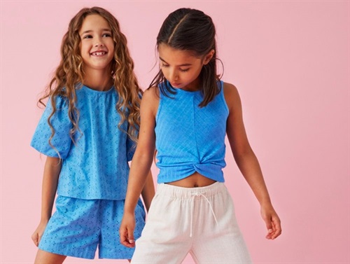 Kids Only Top Azure Blå - Str.    7-8y 122/128cm billede